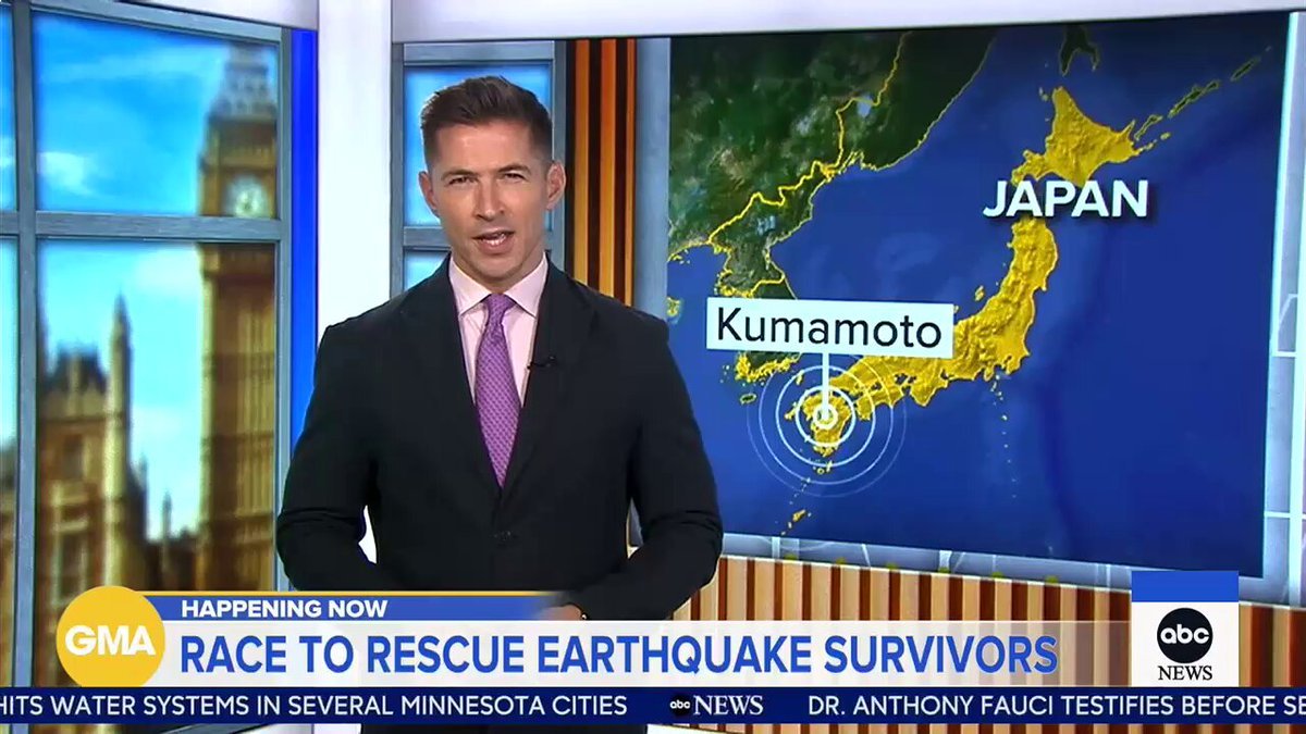 Au moins 13 personnes sont mortes mardi après qu'un puissant séisme de magnitude 6,8 a frappé le sud du Japon.