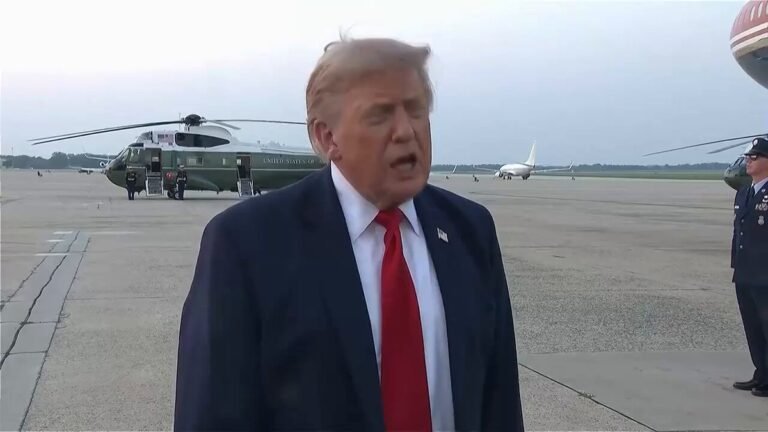 .@POTUS à propos de son entretien avec les dirigeants mondiaux lors de la finale de la Coupe du Monde :…