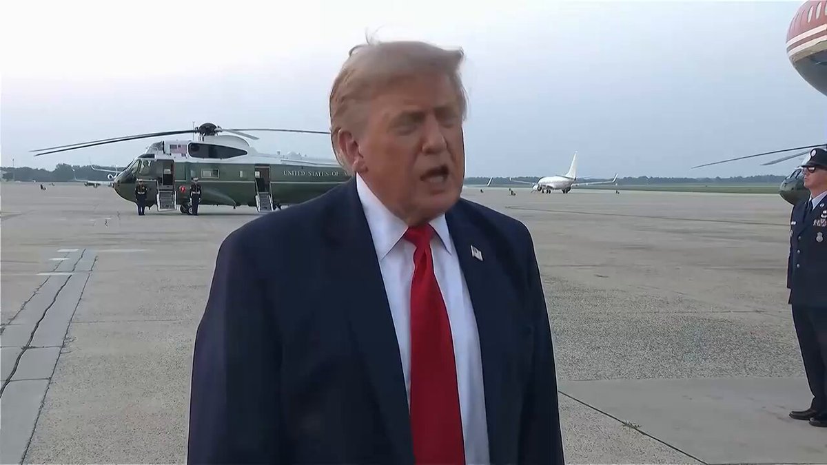 .@POTUS à propos de son entretien avec les dirigeants mondiaux lors de la finale de la Coupe du Monde :…