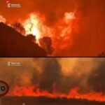 Pendant ce temps : les incendies de forêt dans la Vall d’Uixó, en Espagne, se propagent sur des milliers…