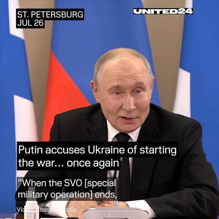 Poutine affirme que la Russie n’a pas déclenché la guerre et « a simplement commencé à répondre » aux…