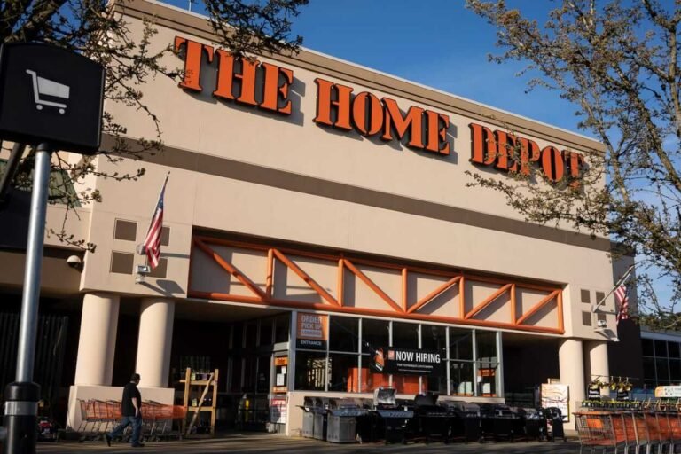 Quelle est la performance des actions de Home Depot par rapport aux autres actions de consommation discrétionnaire