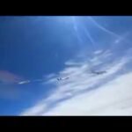 La Chine a publié les premières images en vol d'un bombardier H-6N transportant le missile à capacité…