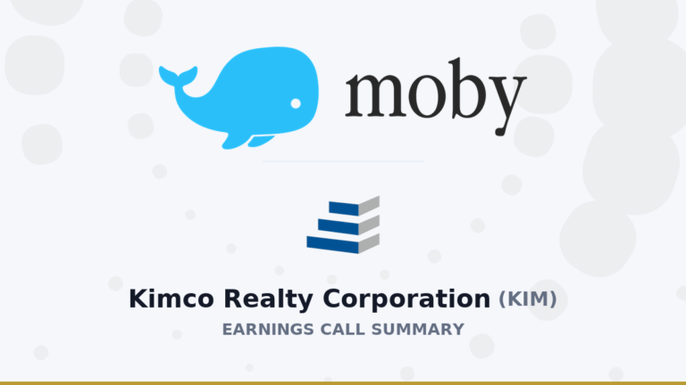 Résumé de l'appel aux résultats du deuxième trimestre 2026 de Kimco Realty Corporation