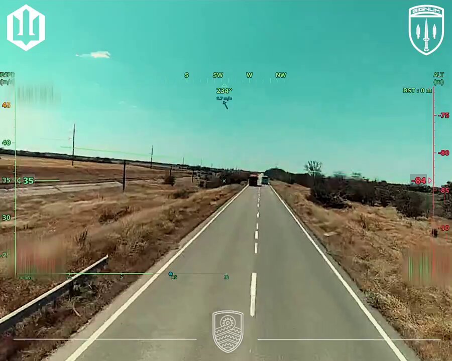 Les drones d’attaque ukrainiens à moyenne portée continuent de frapper les routes logistiques russes dans…