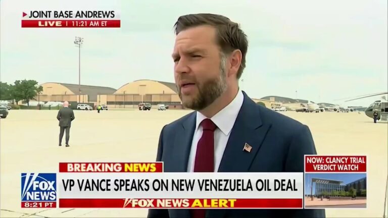 VP VANCE : « Nous voyons déjà une augmentation significative de la production de pétrole du Venezuela…