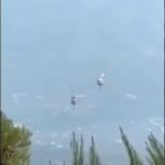 Une vidéo largement diffusée en ligne semble montrer une collision en vol entre deux hélicoptères aériens…