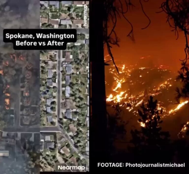 Fonctionnaires : Plus de 700 structures détruites dans les incendies de forêt du comté de Spokane, dans…