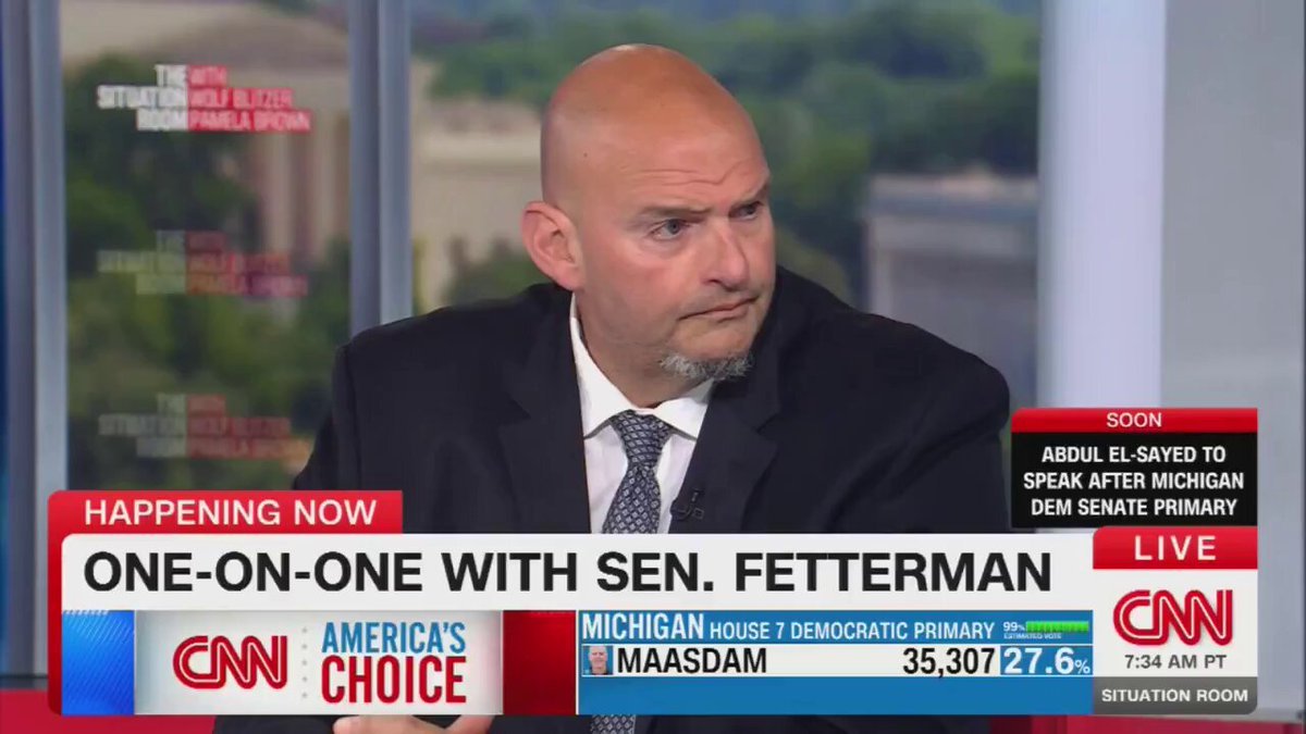 Le sénateur John Fetterman a déclaré que les États-Unis ont une responsabilité envers Israël parce…