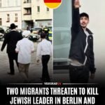 Deux migrants ont menacé de tuer le président d'une communauté juive à Berlin, en Allemagne, alors qu'il…