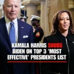 Kamala Harris a nommé les présidents américains les plus efficaces – et a complètement laissé Biden de côté.