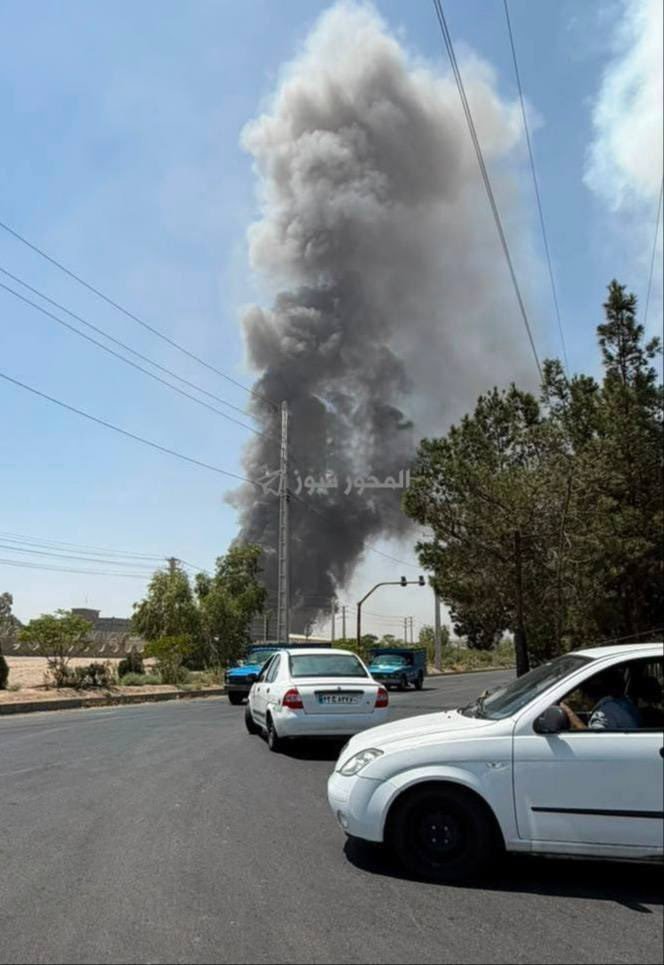Les Iraniens rapportent une explosion dans la ville industrielle de Shams Abad, au sud de Téhéran.