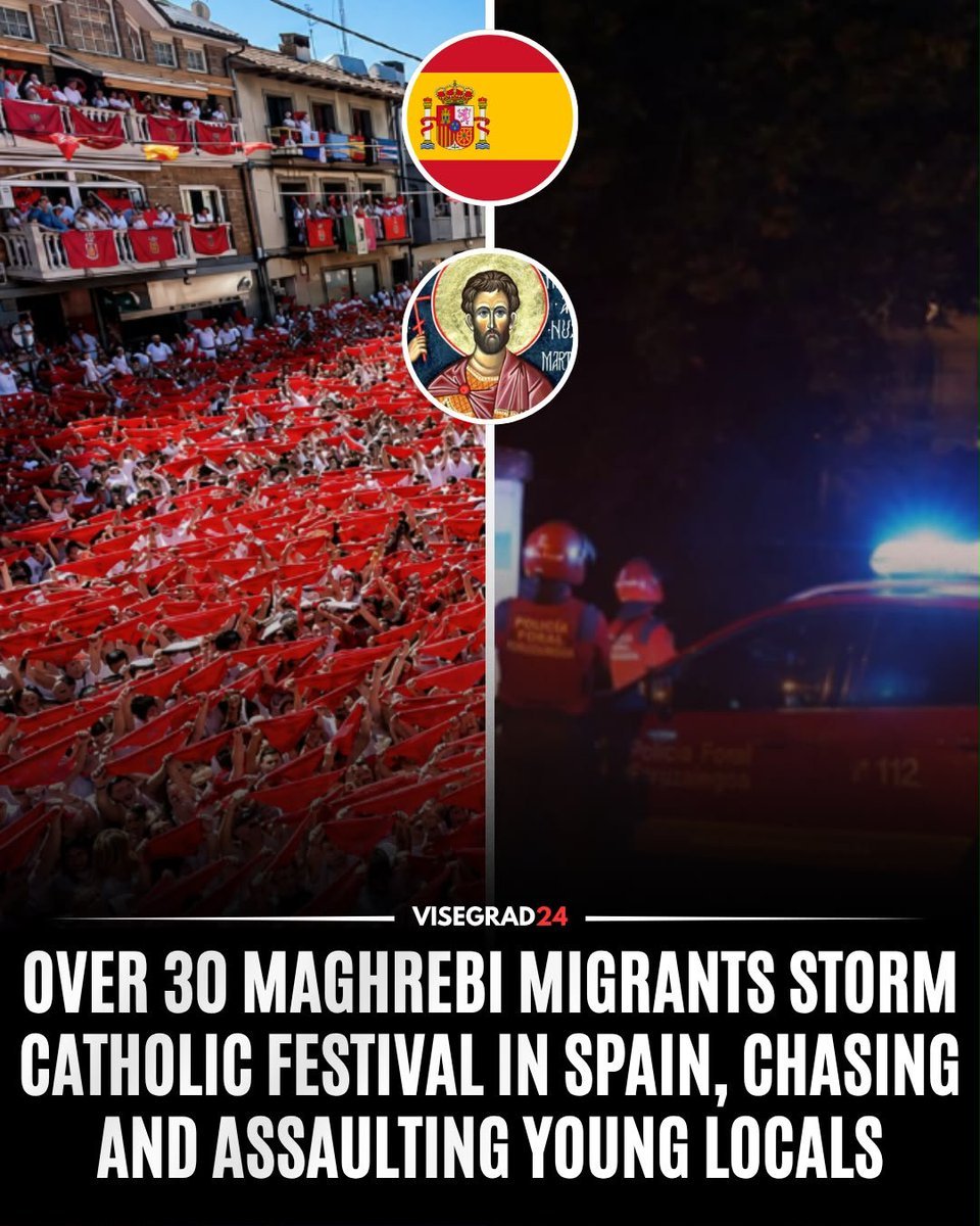 Entre 20 et 30 hommes d'origine maghrébine ont fait irruption lors des festivités patronales à San Adrián…