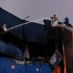 Le plus grand entrepôt du marché ukrainien Rozetka a été détruit par une frappe russe.