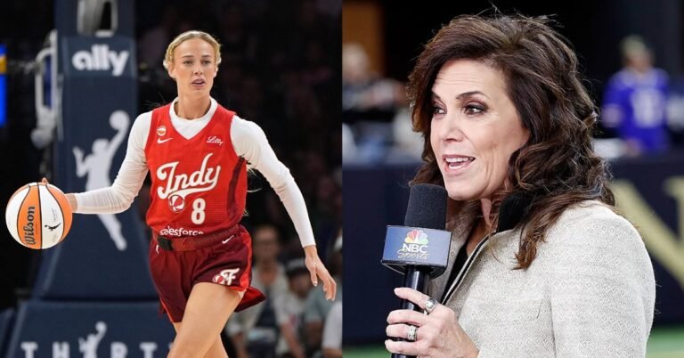 L'ancien diffuseur de la WNBA @Michele_Tafoya félicite Sophie Cunningham pour avoir « une colonne…