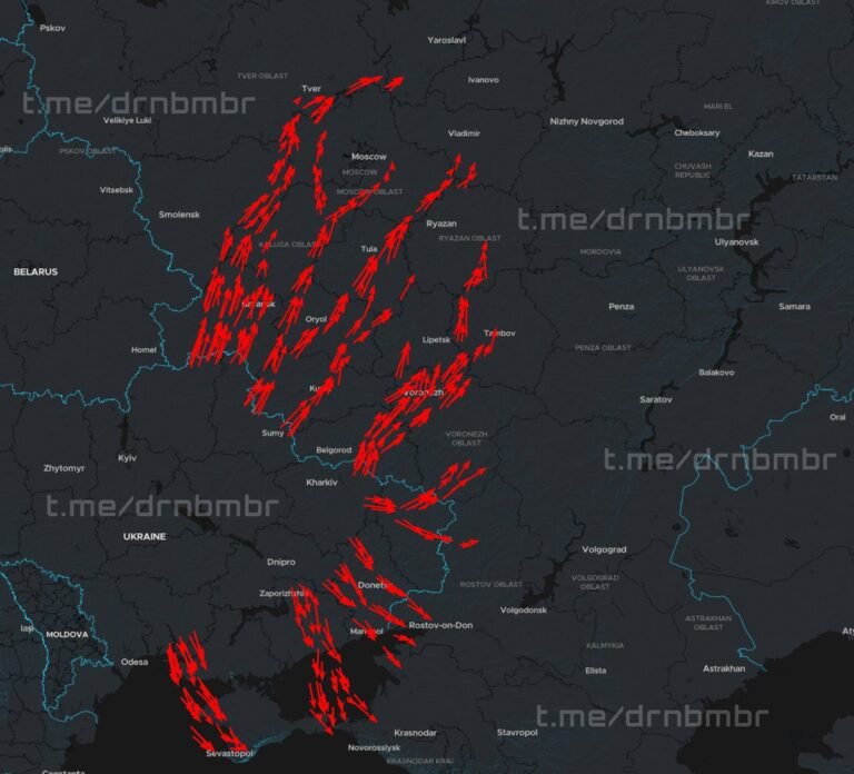 Les forces ukrainiennes organisent ce soir un autre raid majeur de drones d'attaque en Russie, plus de 400…