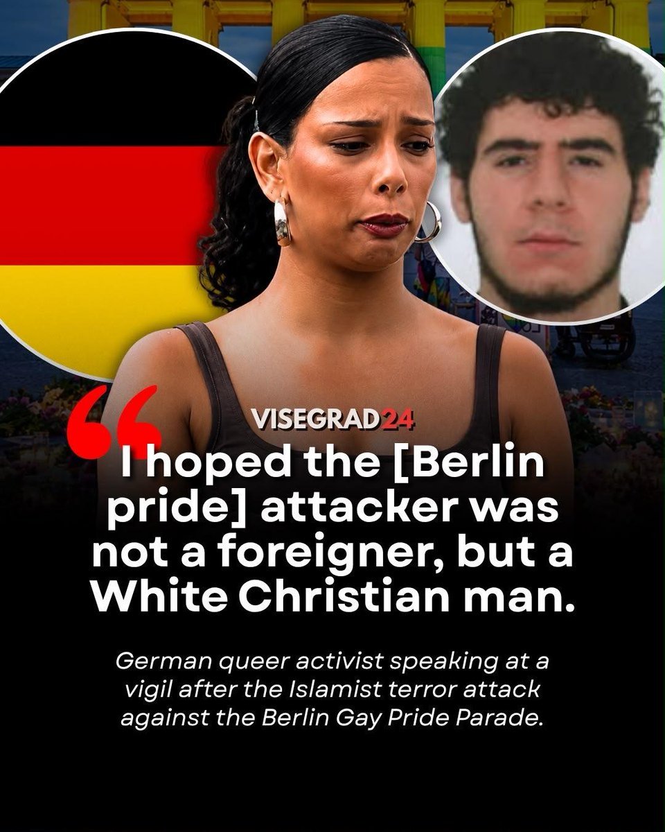 Un activiste queer allemand s'exprimant lors d'une veillée après l'attaque terroriste islamiste contre la…