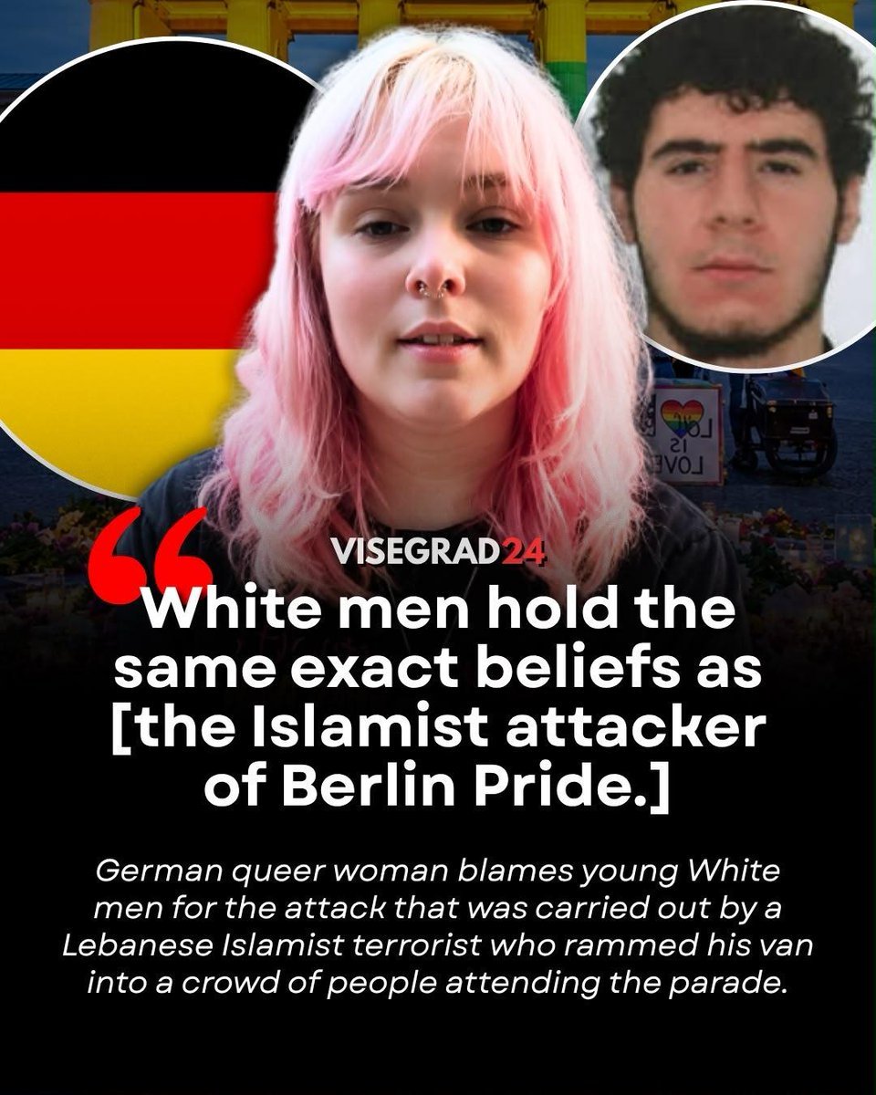 Une femme queer allemande accuse les jeunes hommes blancs de l’attaque perpétrée par un terroriste…