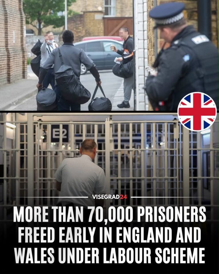 Fin mars 2026, plus de 70 000 prisonniers avaient été libérés prématurément en Angleterre et au Pays de…