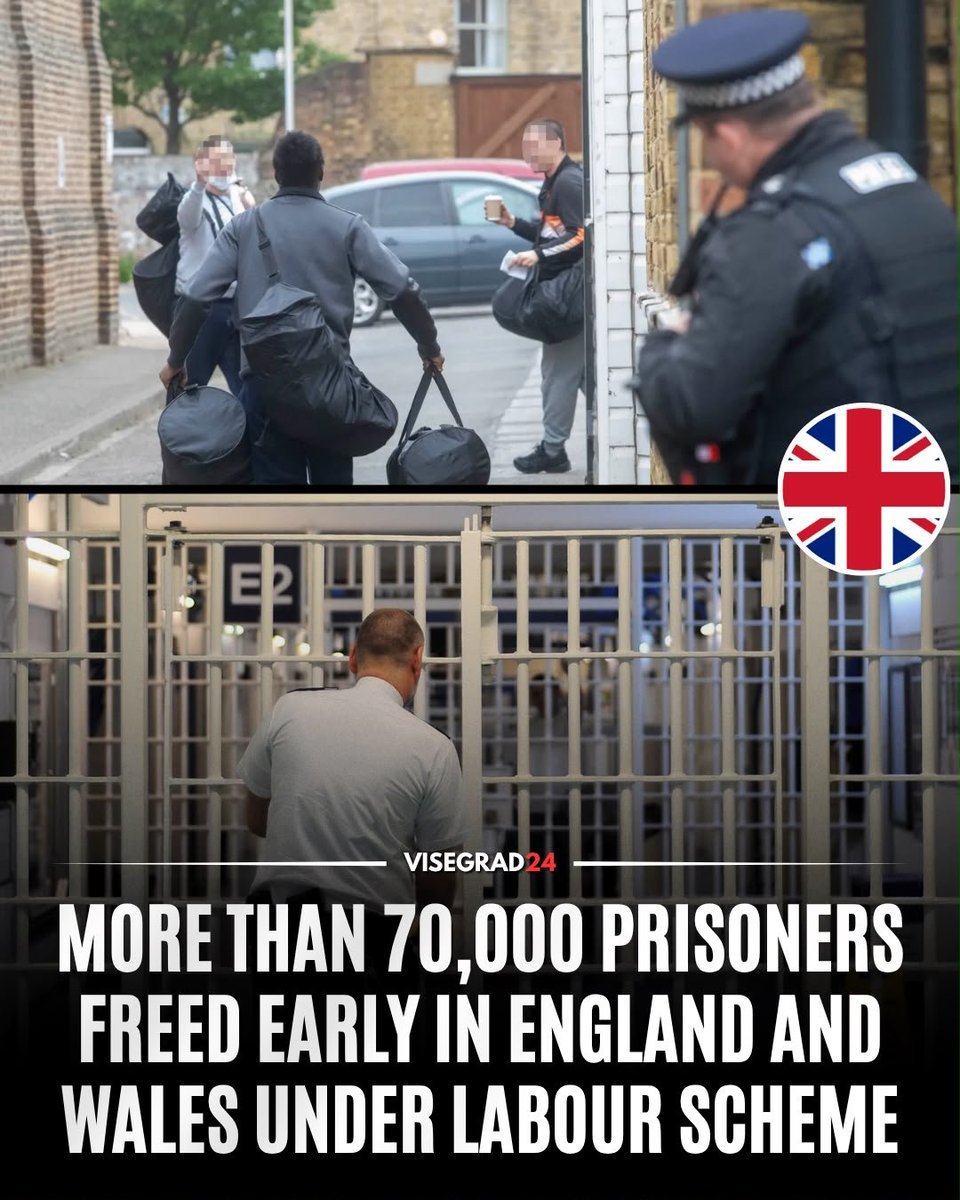 Fin mars 2026, plus de 70 000 prisonniers avaient été libérés prématurément en Angleterre et au Pays de…