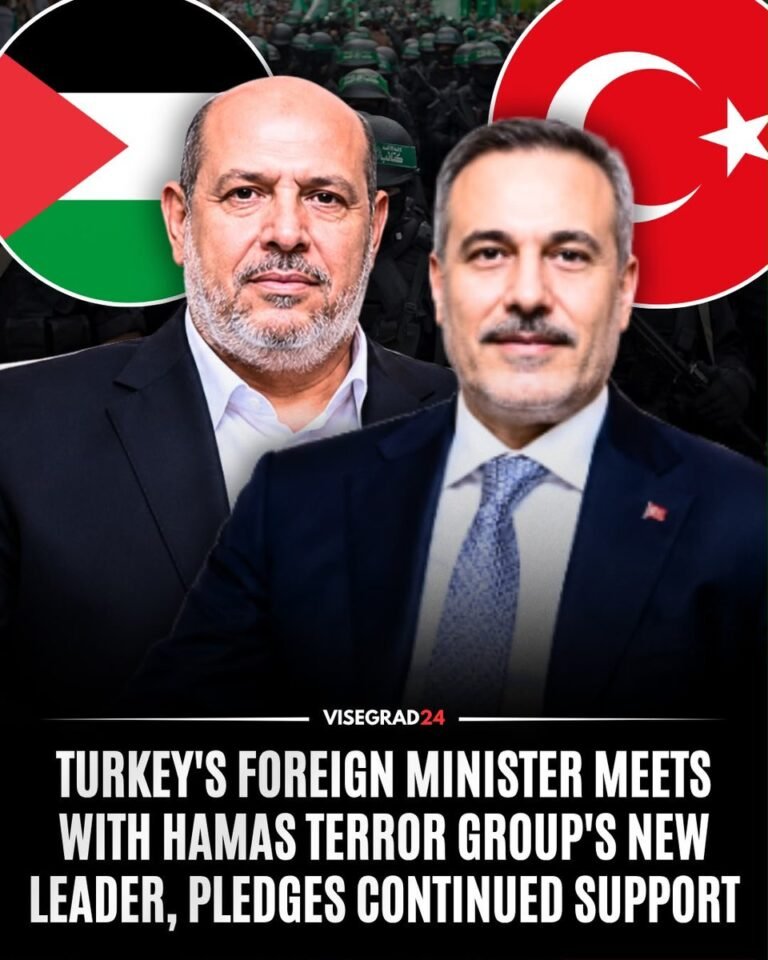 Le ministre turc des Affaires étrangères Hakan Fidan a rencontré Khalil al-Hayya, le nouveau chef du…