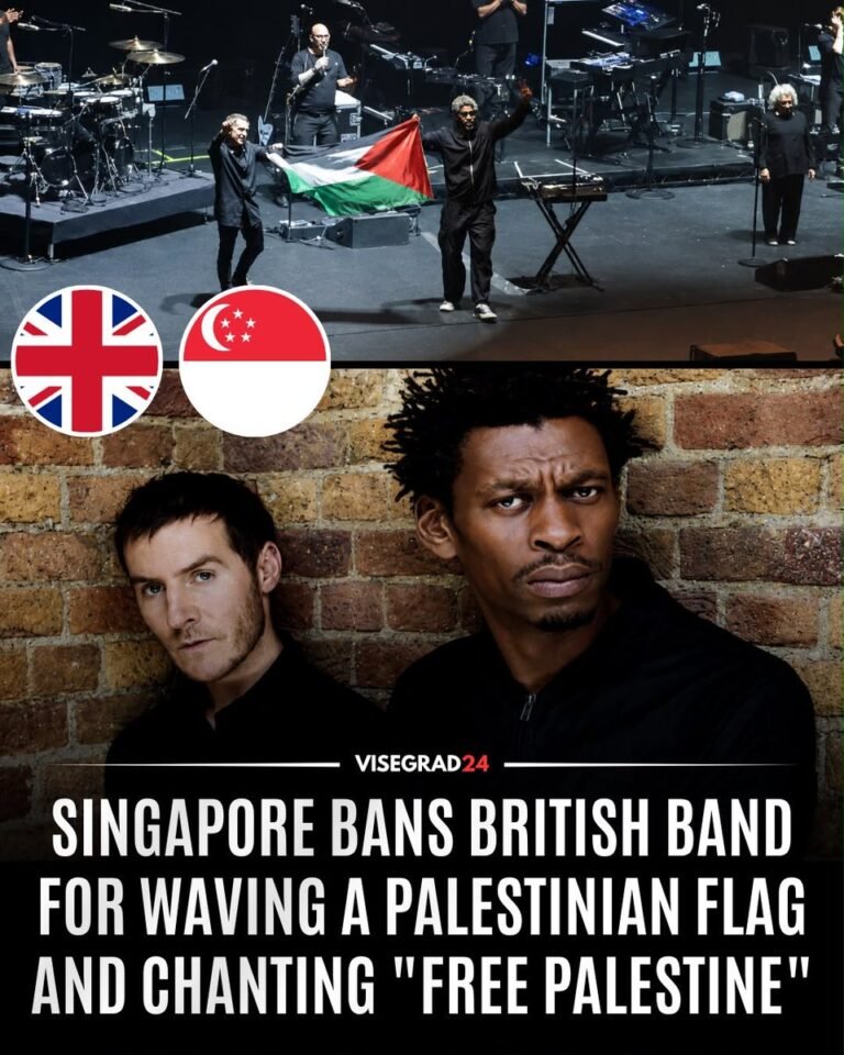 Singapour a interdit le groupe de trip-hop britannique Massive Attack d'entrer à l'avenir après que ses…