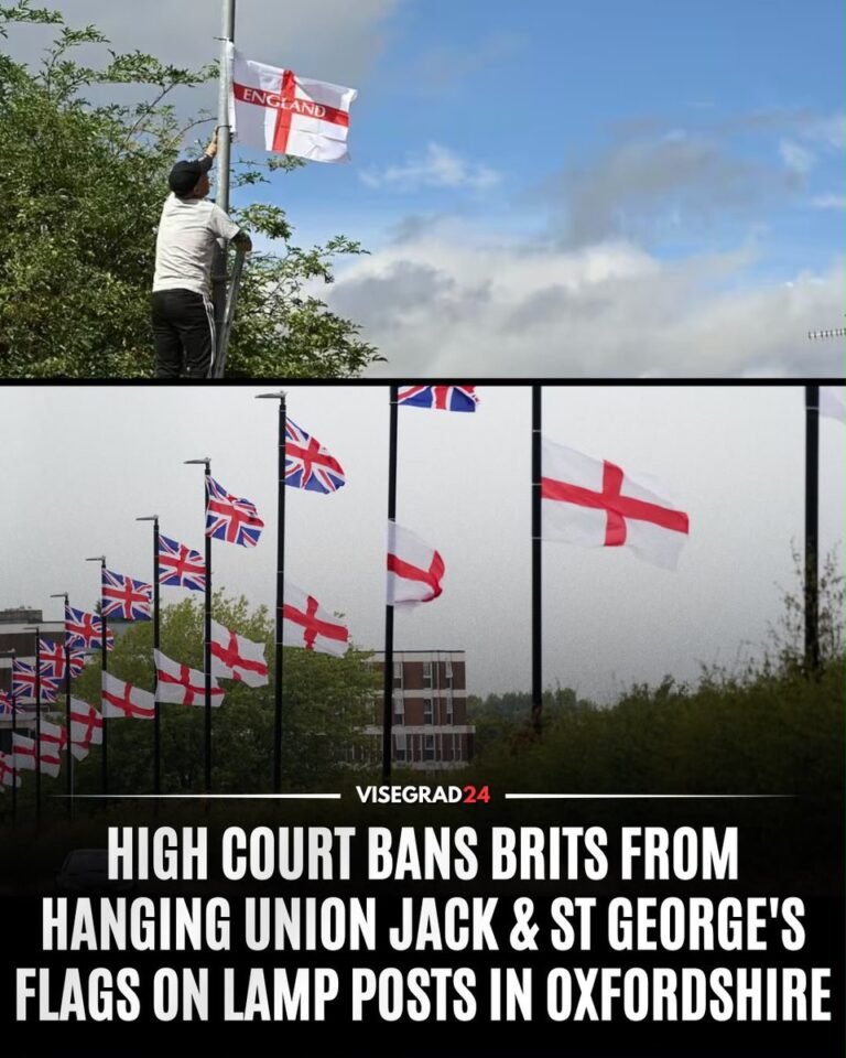 La Haute Cour du Royaume-Uni a interdit aux Britanniques de l'Oxfordshire d'attacher des drapeaux de…