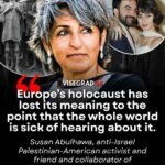 La militante américano-palestinienne anti-israélienne Susan Abulhawa, qui a collaboré sur un projet…