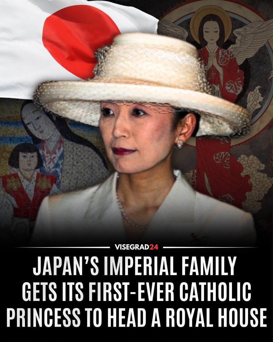 🇯🇵 La princesse Nobuko de Mikasa est devenue la première catholique baptisée à diriger une branche…