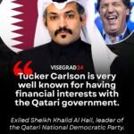 Cheikh Khalid Al Hail, chef du Parti national-démocrate qatari en exil : « Tucker Carlson est très connu…