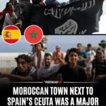 La ville frontalière marocaine de Fnideq (Castillejos), adjacente à l'enclave espagnole de Ceuta, était…
