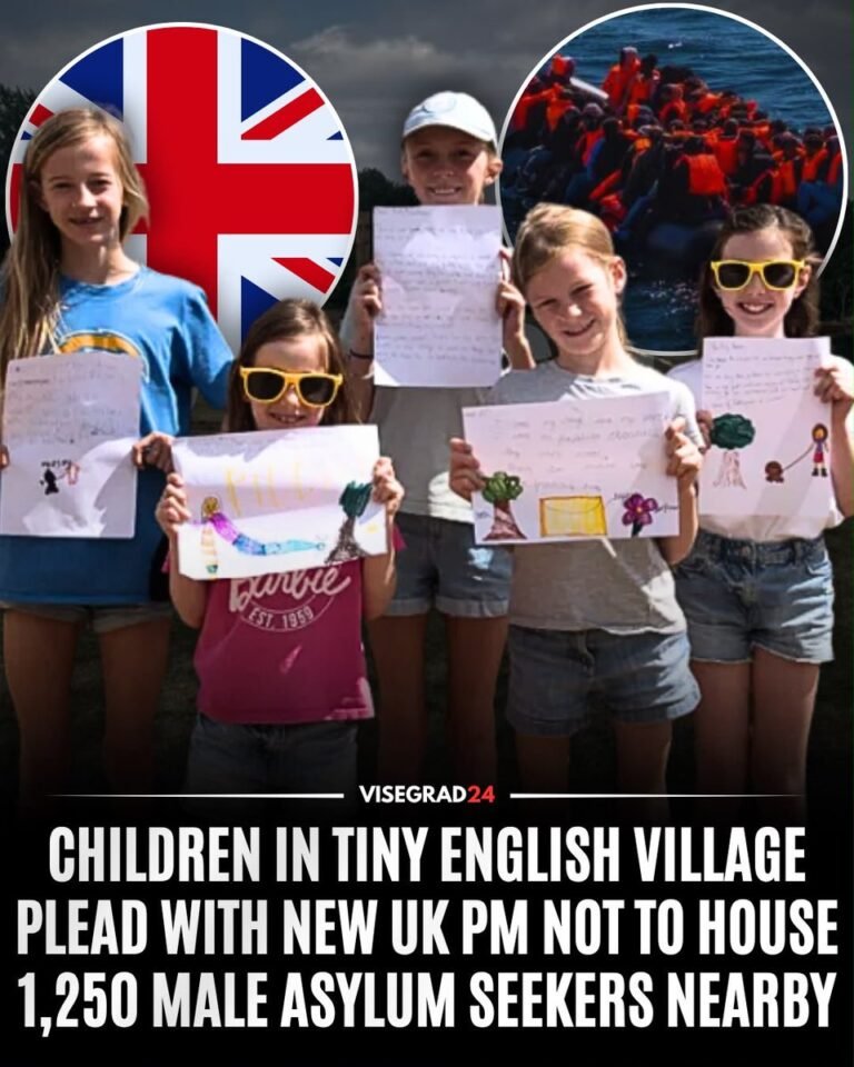 Des enfants de Piddington, dans l'Oxfordshire, au Royaume-Uni, ont envoyé des lettres au Premier ministre…