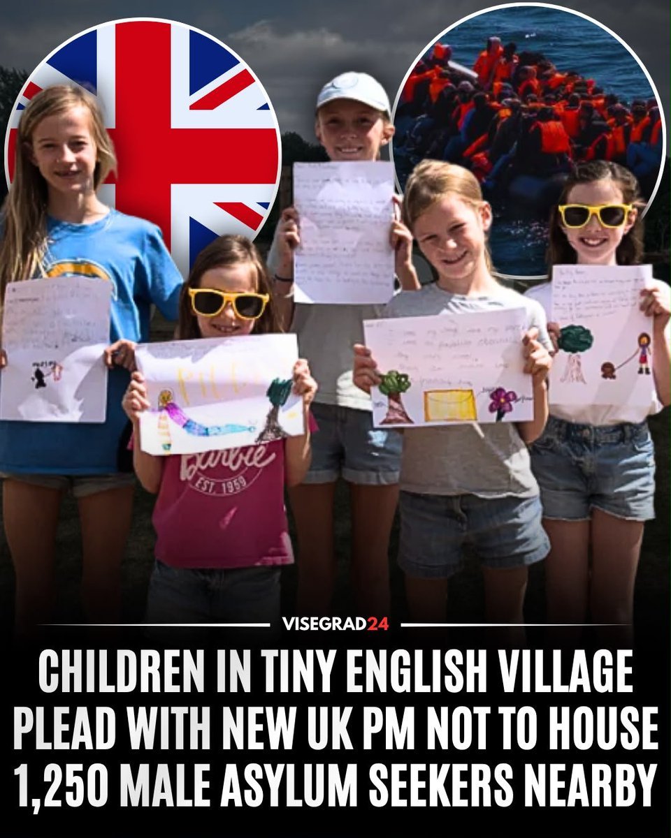 Des enfants de Piddington, dans l'Oxfordshire, au Royaume-Uni, ont envoyé des lettres au Premier ministre…