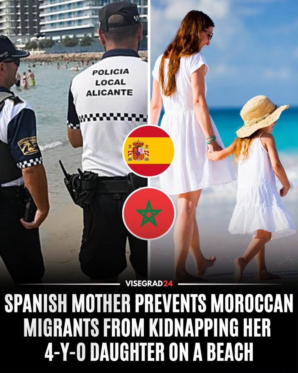 Une mère espagnole a empêché un migrant marocain d'enlever sa fille de 4 ans à Playa del Postiguet à Alicante.