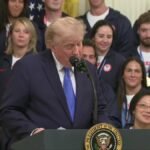 "Ça s'appelle USA." Le président Donald Trump a applaudi les athlètes olympiques et paralympiques de…