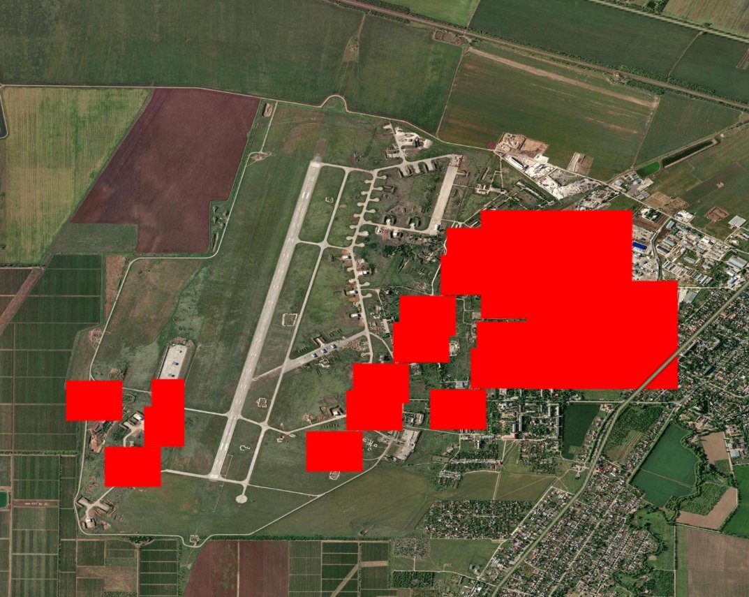 Des drones d'attaque ukrainiens ont envahi pendant la nuit l'aérodrome de Gvardeïskoye, occupé par les…