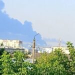 La raffinerie russe de Syrzan est en feu ce matin après une frappe nocturne de drone ukrainien.