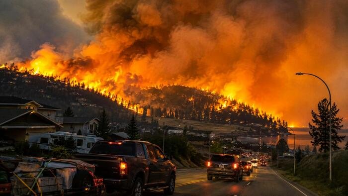Les incendies de forêt continuent de faire rage dans l’ouest des États-Unis et au Canada alors que des dizaines de milliers de personnes sont évacuées