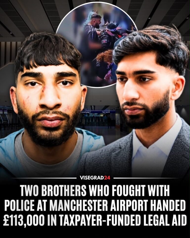Deux frères qui ont attaqué des policiers à l'aéroport de Manchester, Mohammed Fahir Amaaz reconnu…