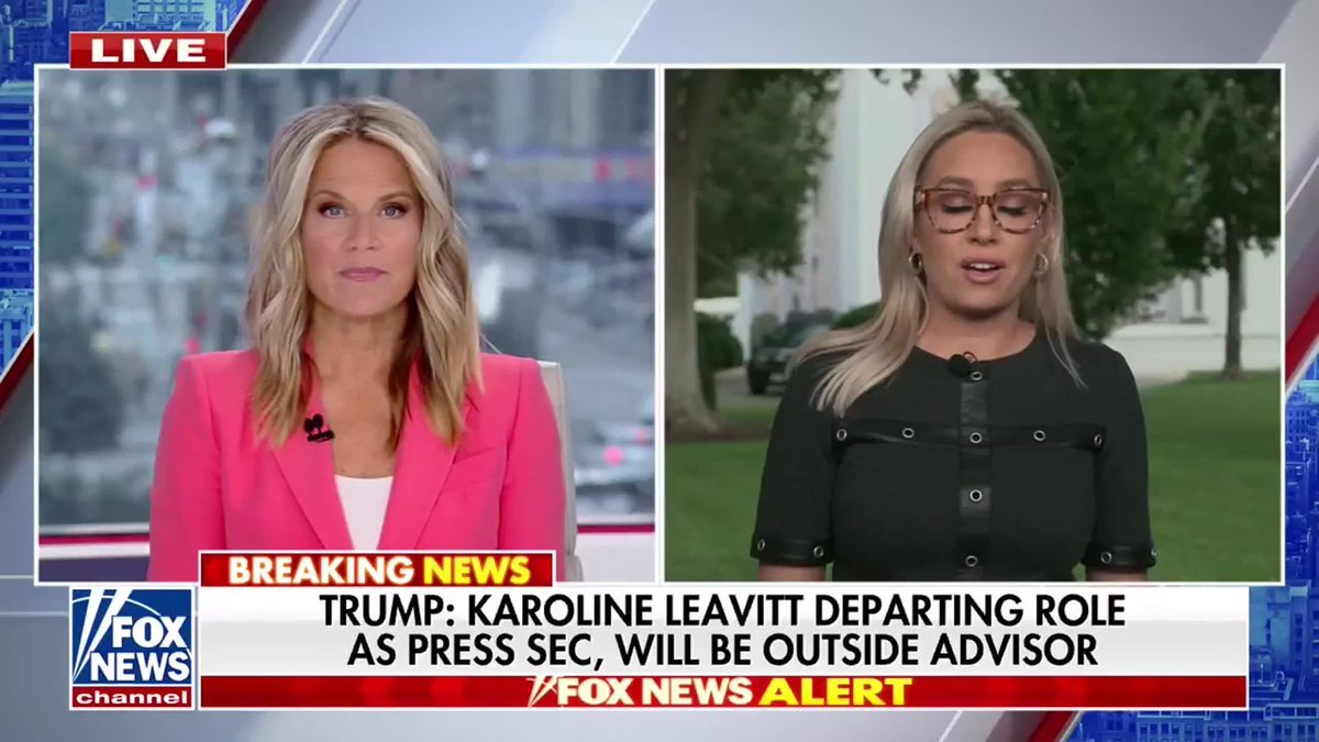 NOUVEAU : Karoline Leavitt quittera son poste à la Maison Blanche à la fin du mois pour passer plus de…