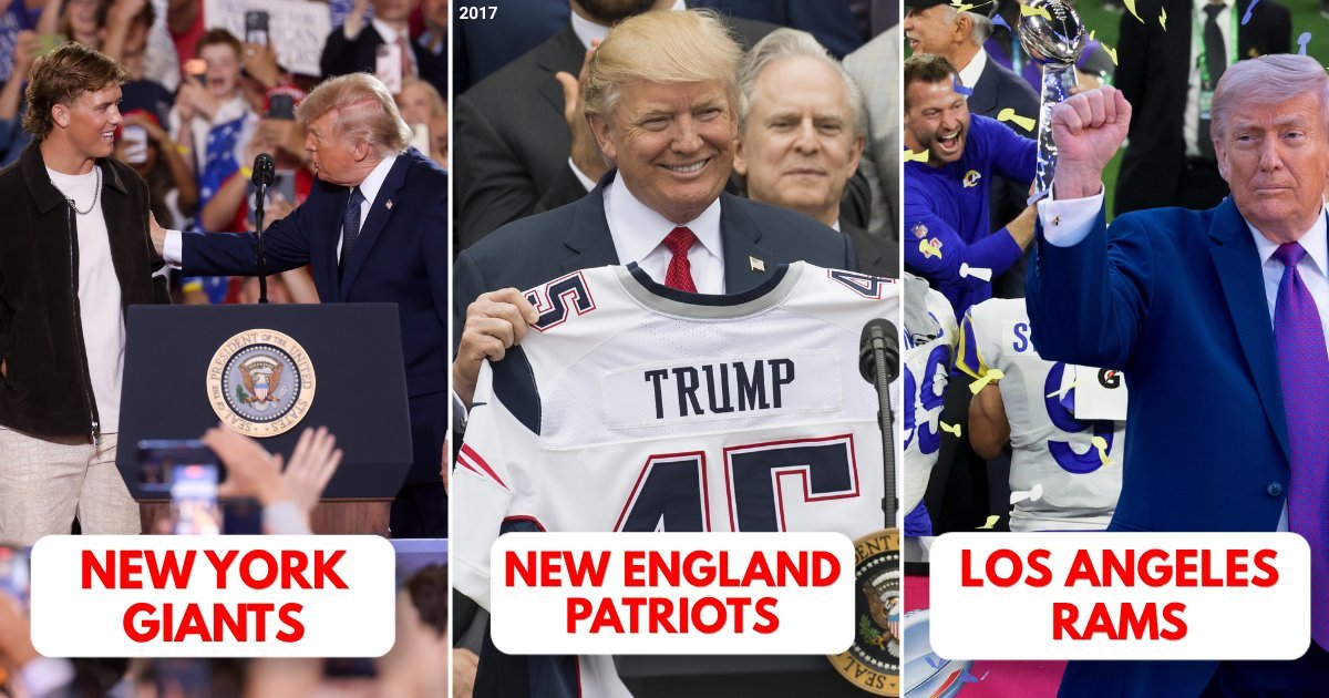 Le président Trump fait déjà quelques choix pour le Super Bowl.