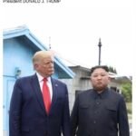 Le président américain Donald J. Trump dans un article publié plus tôt sur TruthSocial : "Malgré le regard…