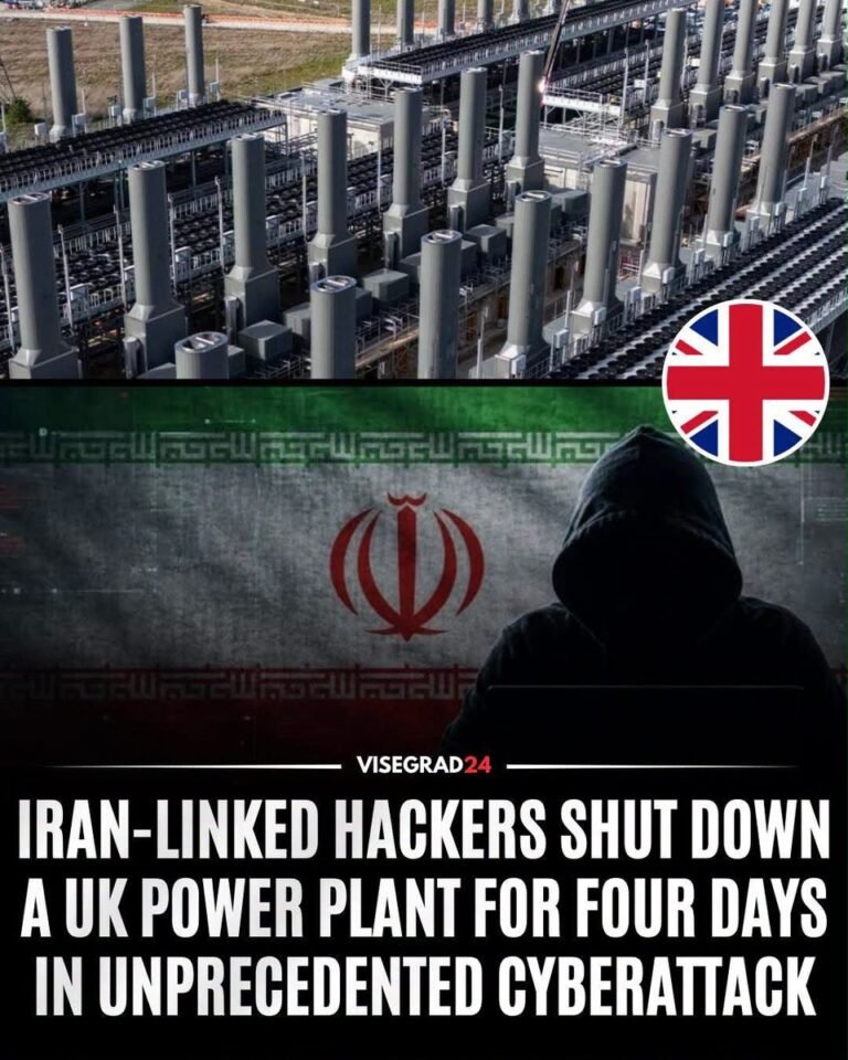 Des pirates informatiques du régime iranien ont fermé une centrale électrique britannique pendant 4 jours…