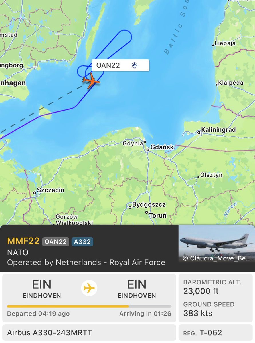 MMF22, un Airbus A330 Multi Role Tanker Transport (MRTT) de la Royal Netherlands Air Force opérant sous…