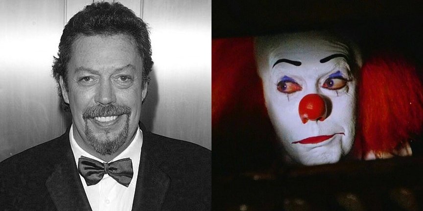 L'acteur Tim Curry, l'original Pennywise de "It" de Stephen King et le Dr Frank-N-Furter de "Rocky…