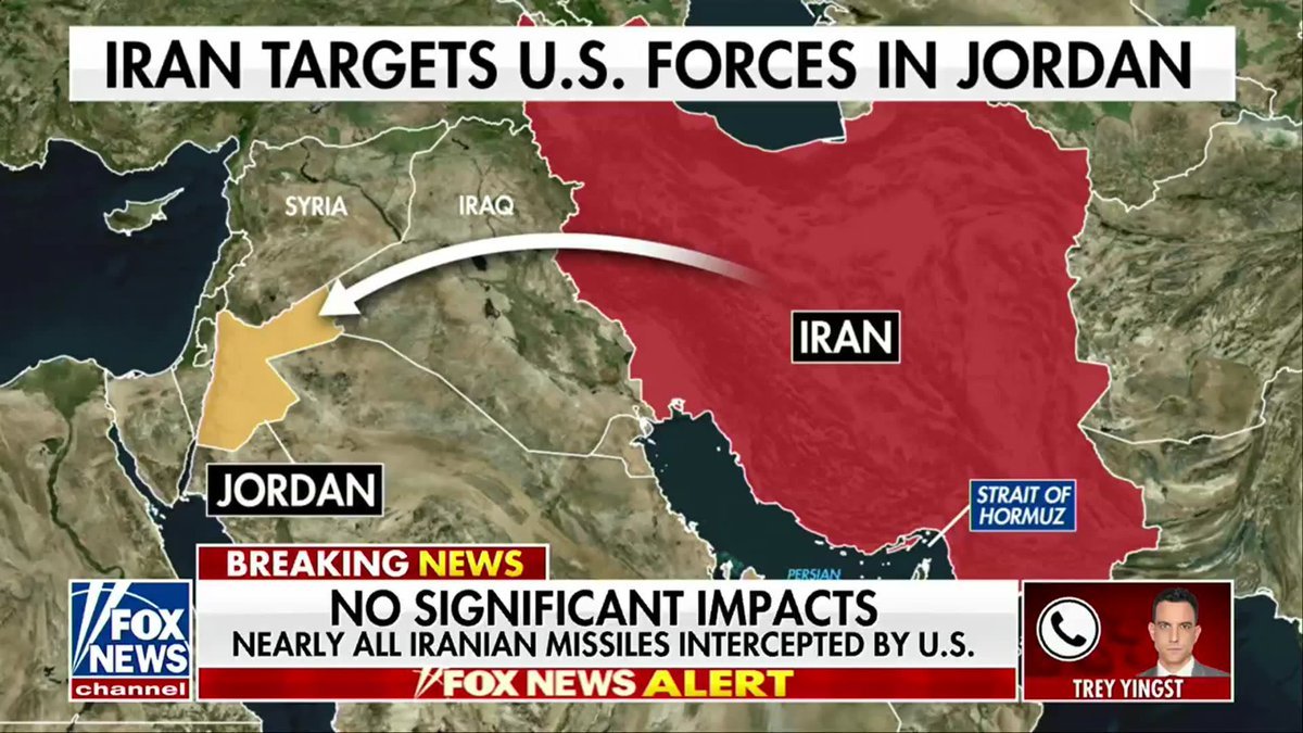 « Les forces américaines en Jordanie sont sous l'attaque de missiles.