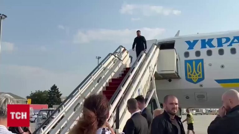Zelensky a atterri en Serbie, sa première visite depuis le début de la guerre.