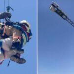 Les pompiers du Texas sauvent une grue de 22 étages en l'air