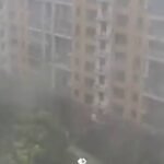 Le typhon Dolphin a frappé la province chinoise du Zhejiang avec des vents violents, provoquant des…