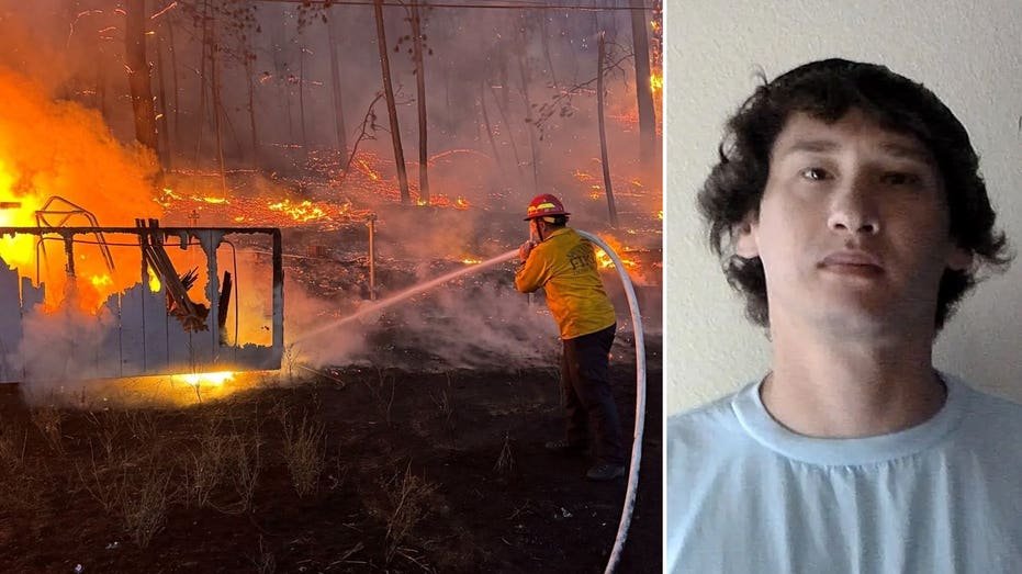 REGARDER: La double prise du voisin a aidé la police à identifier l’incendiaire accusé d’incendies de forêt alors que les flammes couraient à proximité